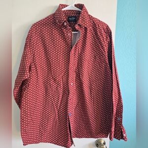 Vintage Indigo Palms Paisley Button-up Size Large